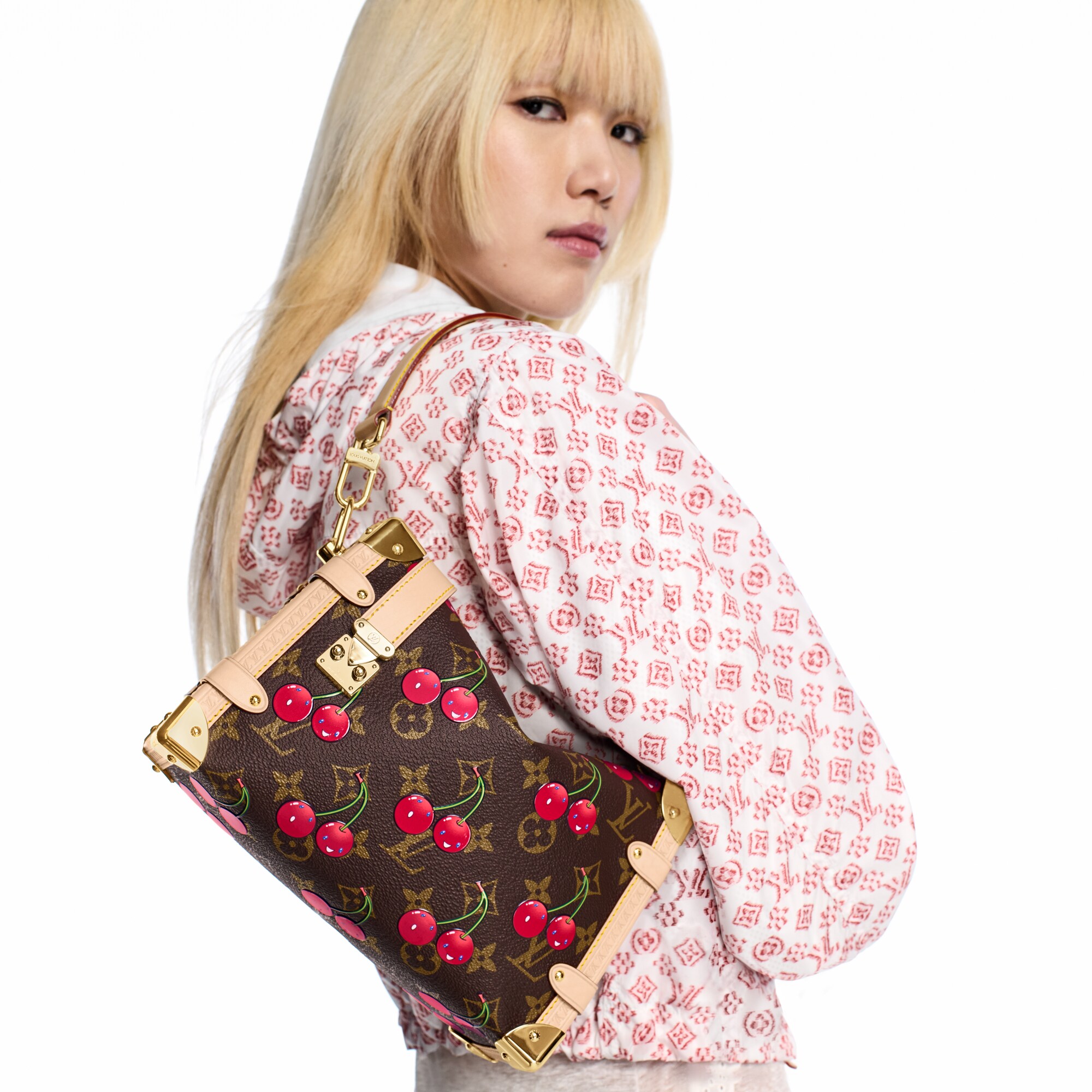 LV x TM Side Trunk MM Monogram 帆布 in 女士