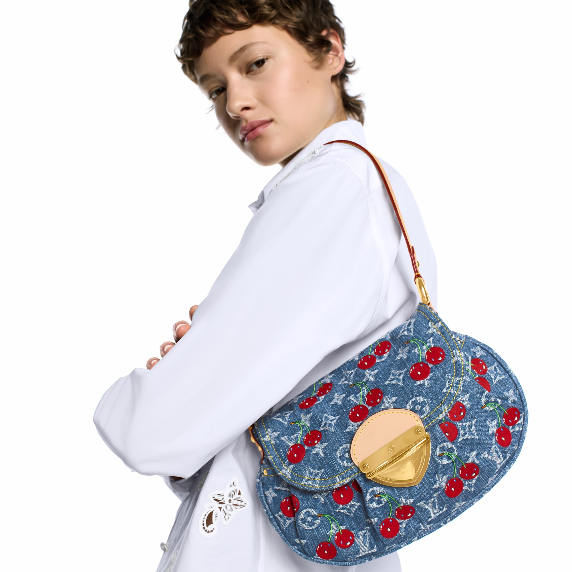 LV x TM Sunset Monogram Denim in 時尚包包及小型皮件