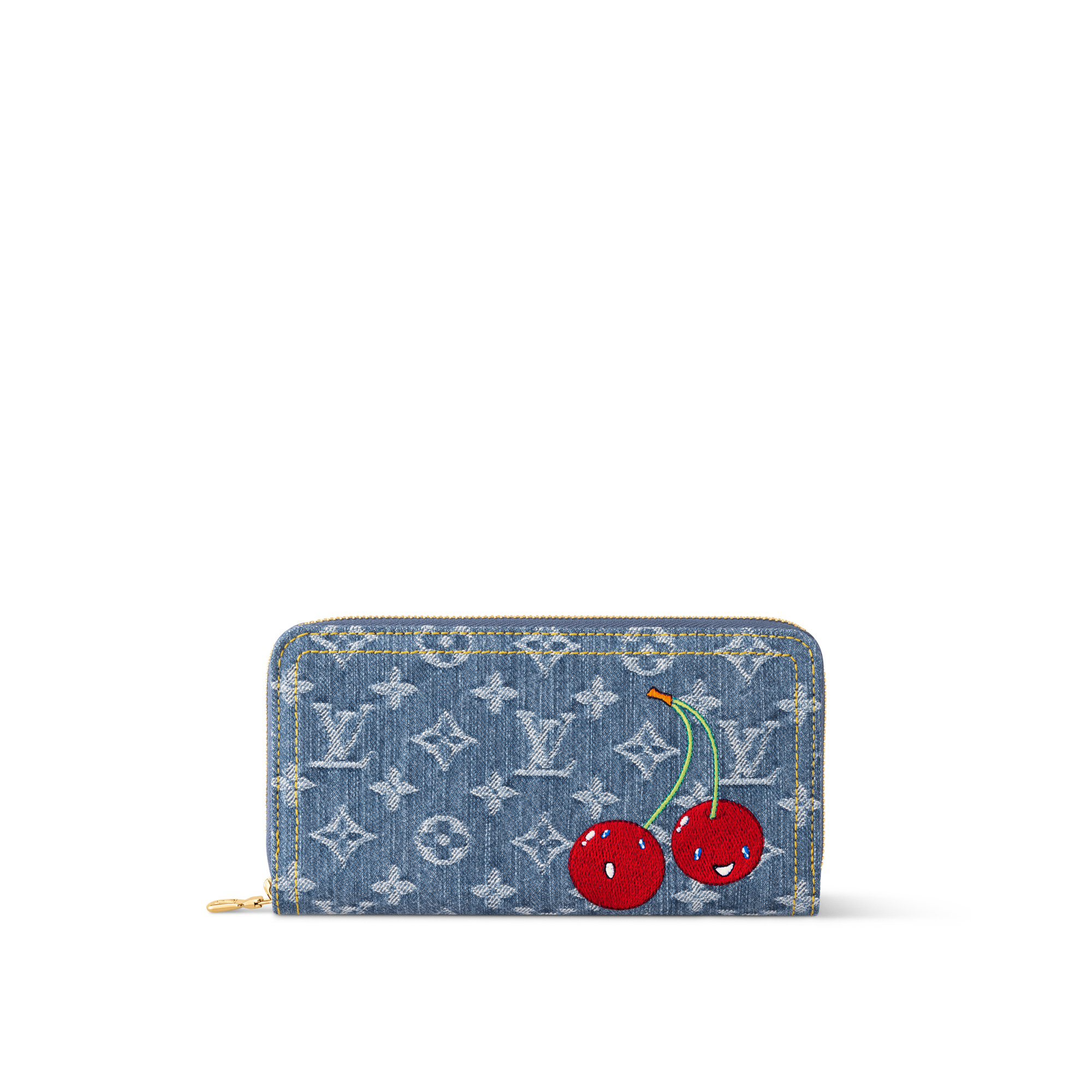 LV x TM 拉鍊錢包 Monogram Denim in 女士