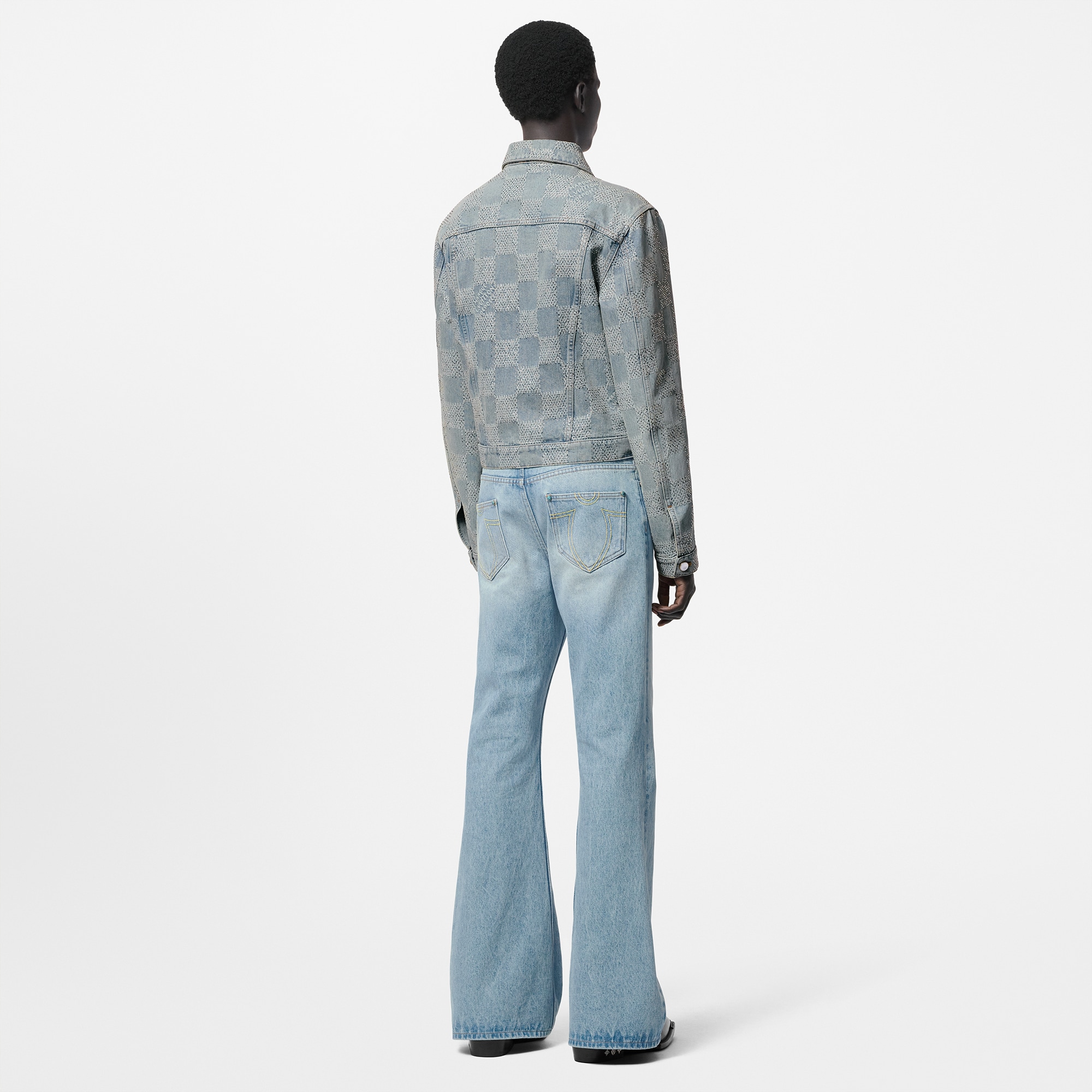 定製標誌性 Damier 牛仔外套  in 男士