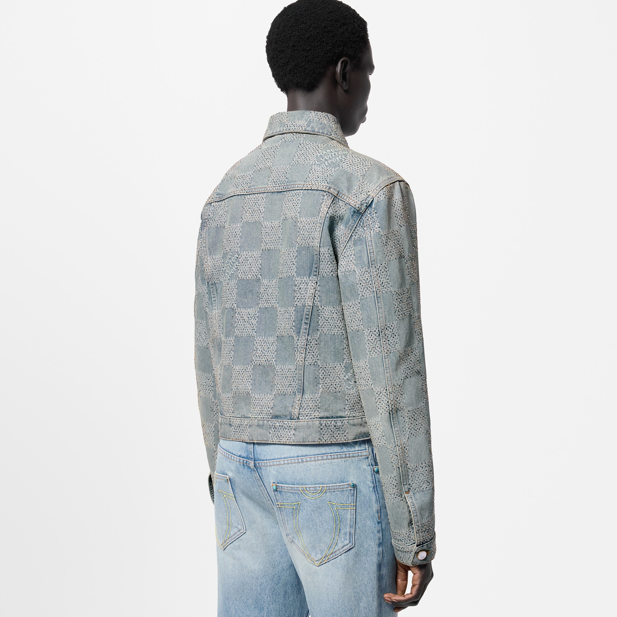 定製標誌性 Damier 牛仔外套  in 男士