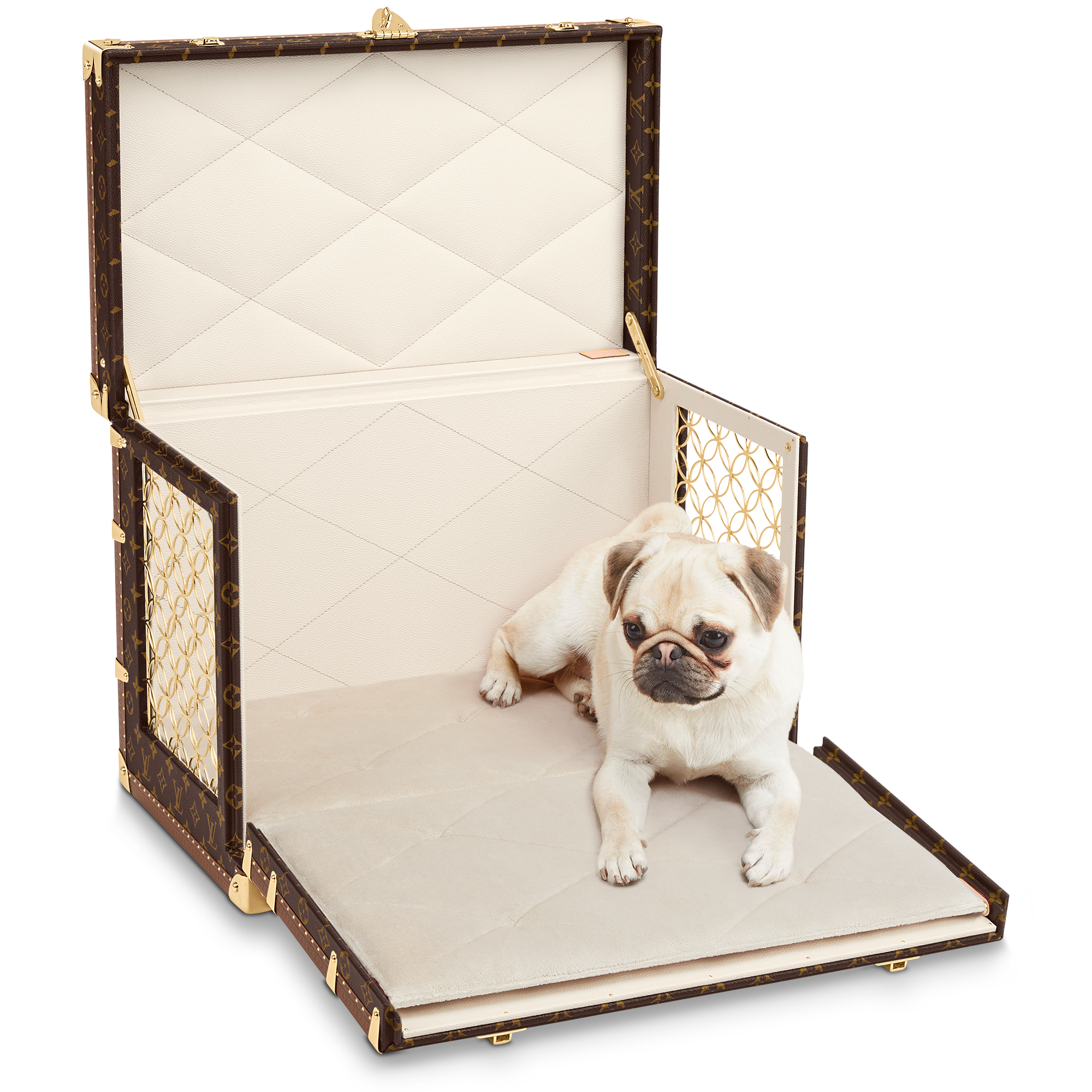Malle Chien Monogram 帆布 in 行李箱、旅行用品及家居精品
