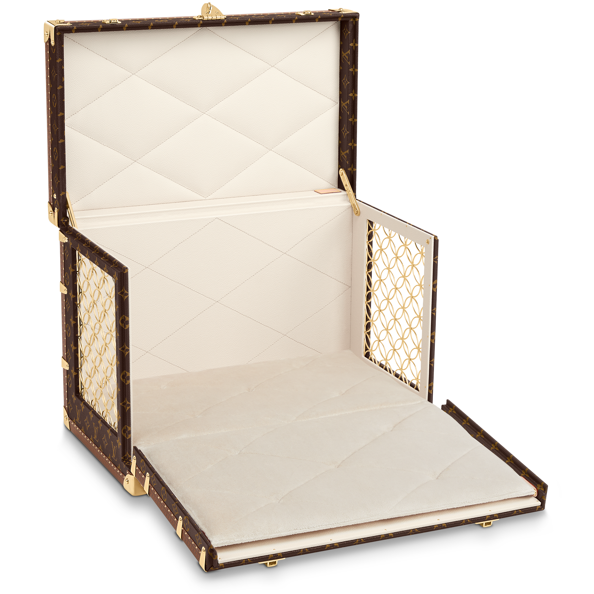 Malle Chien Monogram 帆布 in 行李箱、旅行用品及家居精品