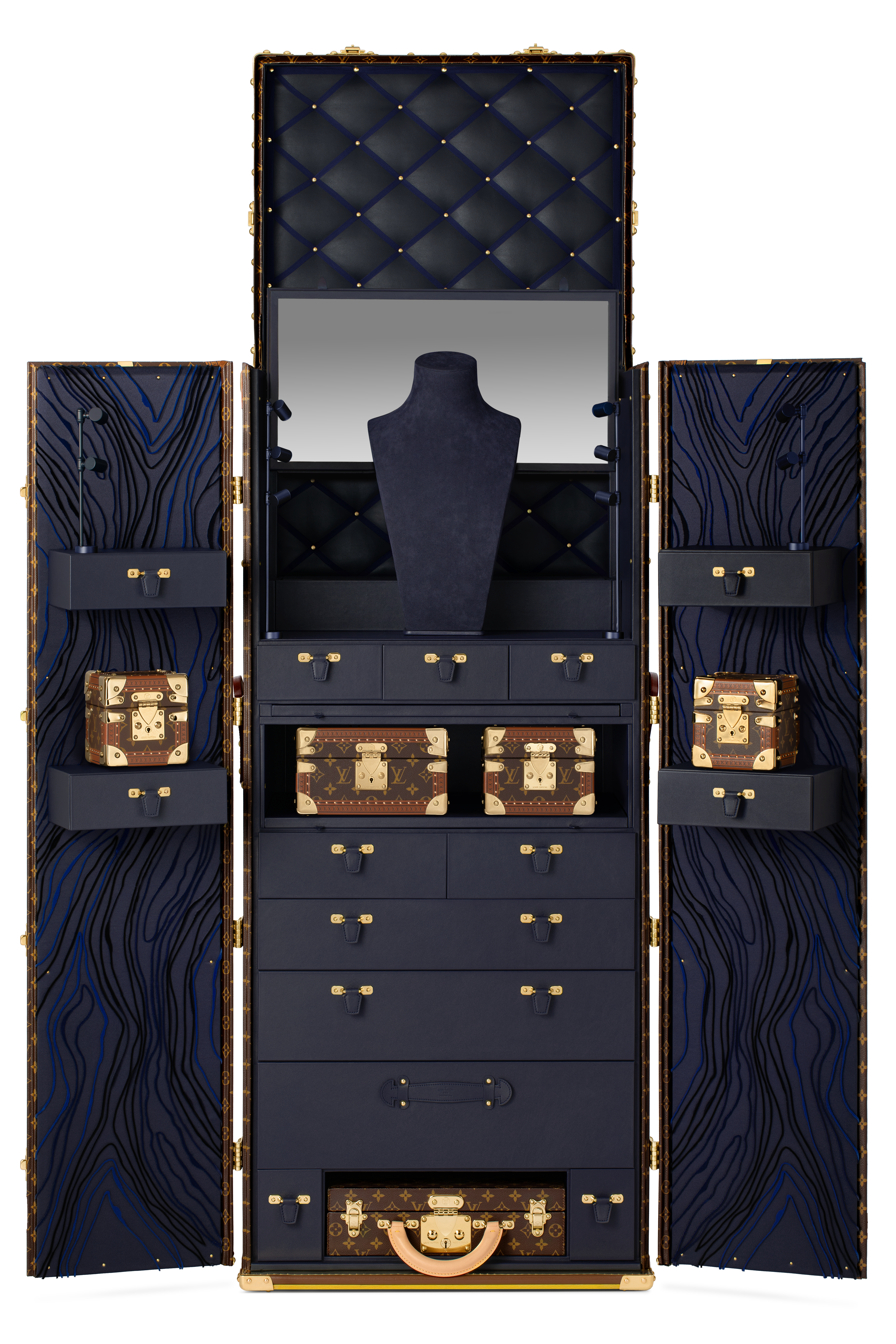 Malle Haute Joaillerie Monogram 帆布 in Les Extraordinaires