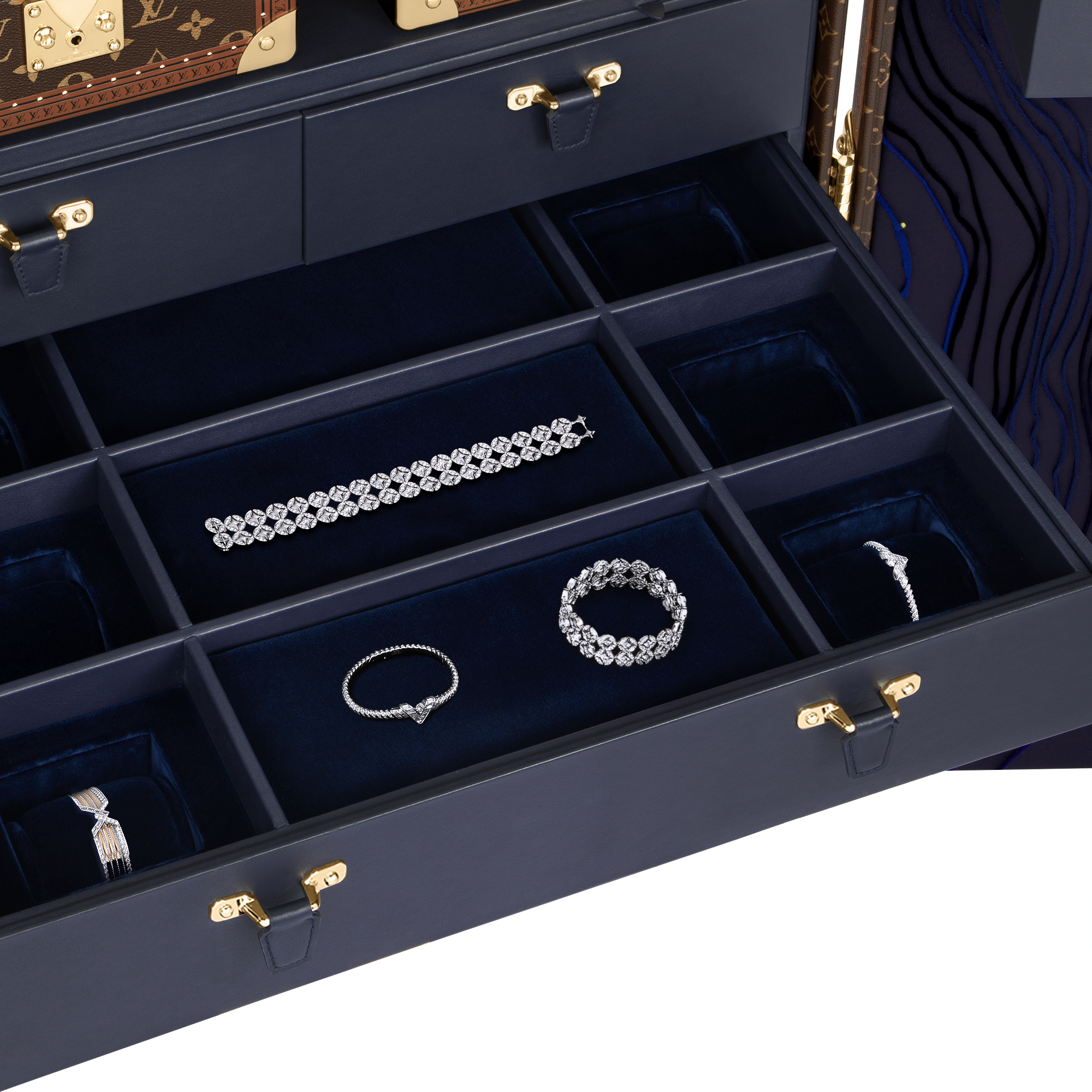 Malle Haute Joaillerie Monogram 帆布 in Les Extraordinaires