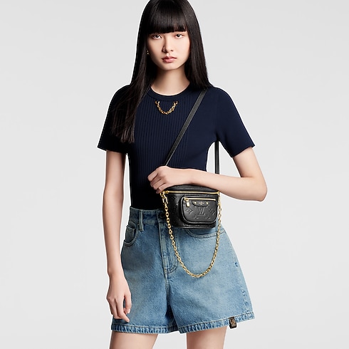 Mini Bumbag Monogram Empreinte 皮革 in 女士's 時尚包款 女生包包總覽 collections by Louis Vuitton (產品縮放)