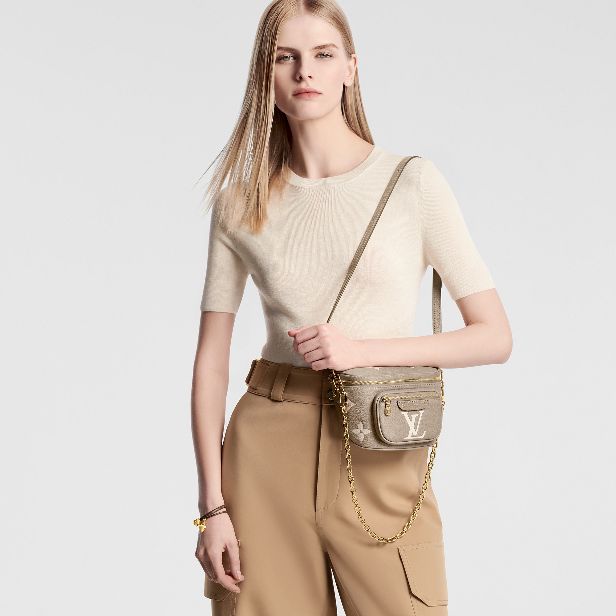 Mini Bumbag 雙色 Monogram Empreinte 皮革 in 女士