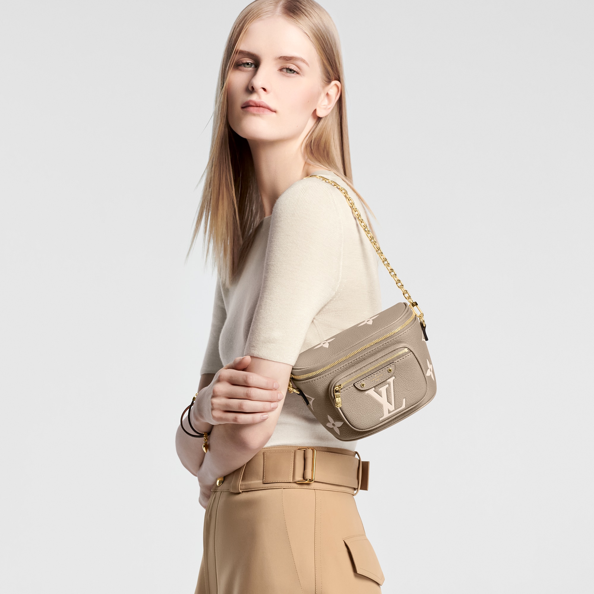 Mini Bumbag 雙色 Monogram Empreinte 皮革 in 女士