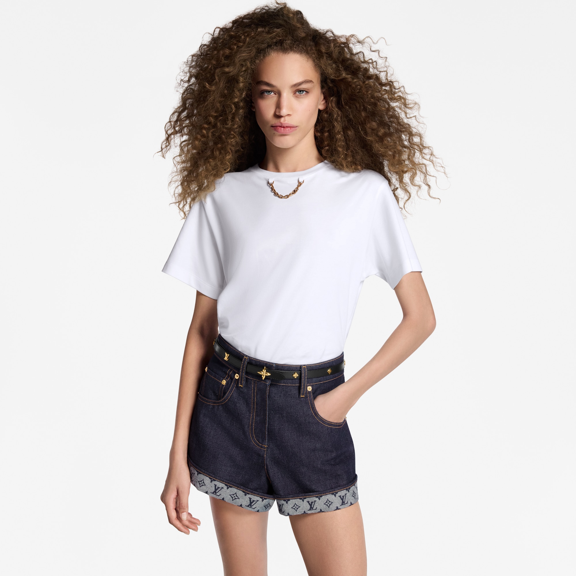 Mini Flowergram Studs 15毫米皮帶  in 女士