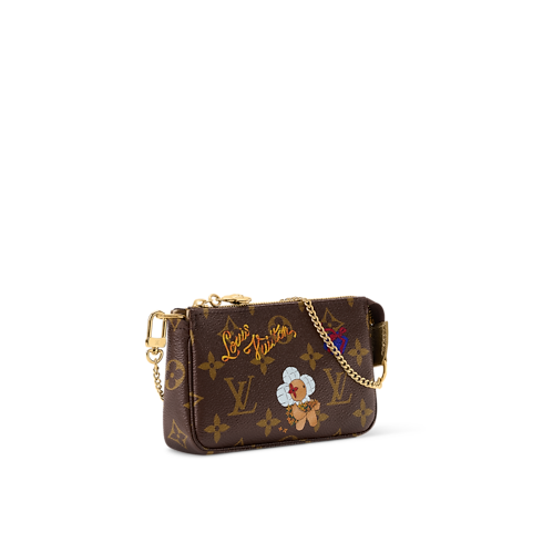 Mini Pochette Accessoires Monogram 帆布 in 女士's 錢包及小型皮件 女裝錢包、皮夾及小型皮件總覽 collections by Louis Vuitton (產品縮放)