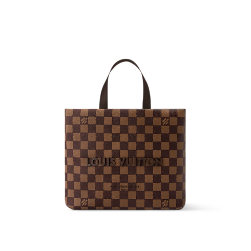 Mini Shopper Tote Damier Ebène 帆布 in 時尚包包及小型皮件's 男士時尚包包 全新系列 collections by Louis Vuitton (產品縮放)