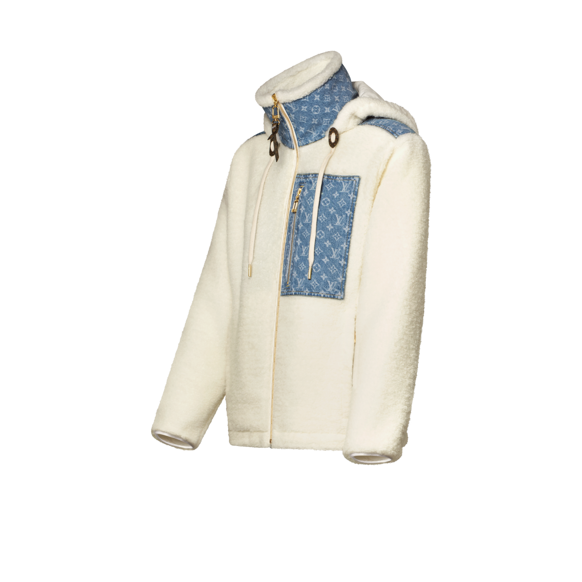 Monogram 裝飾抓絨外套  in 女士