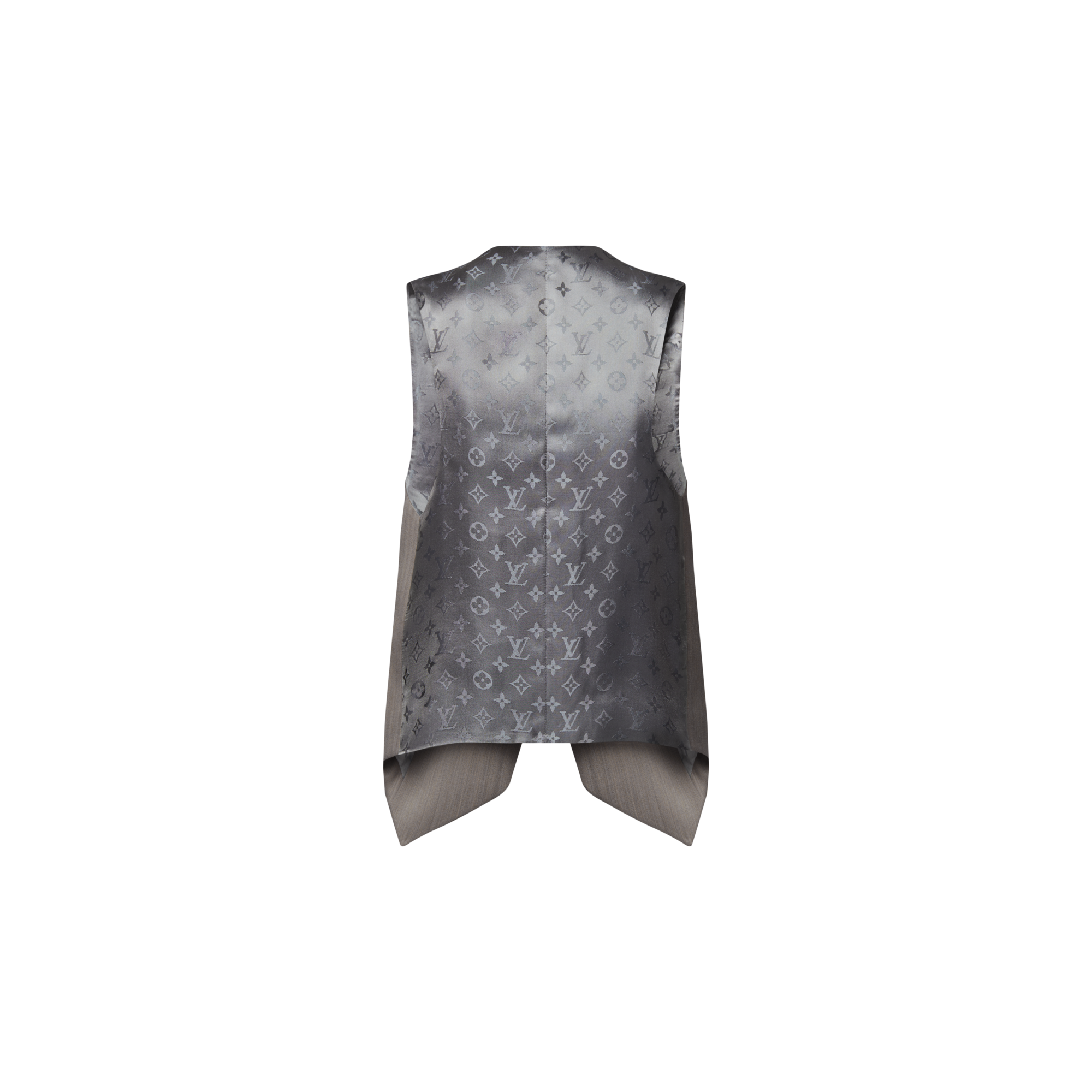 Monogram圖案裝飾寬鬆版型西裝背心  in 女士