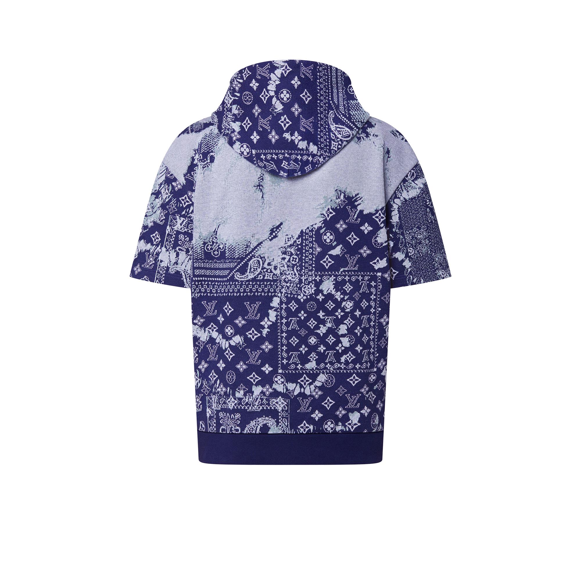 Monogram Bandana 圖案短袖連帽上衣  in 男士