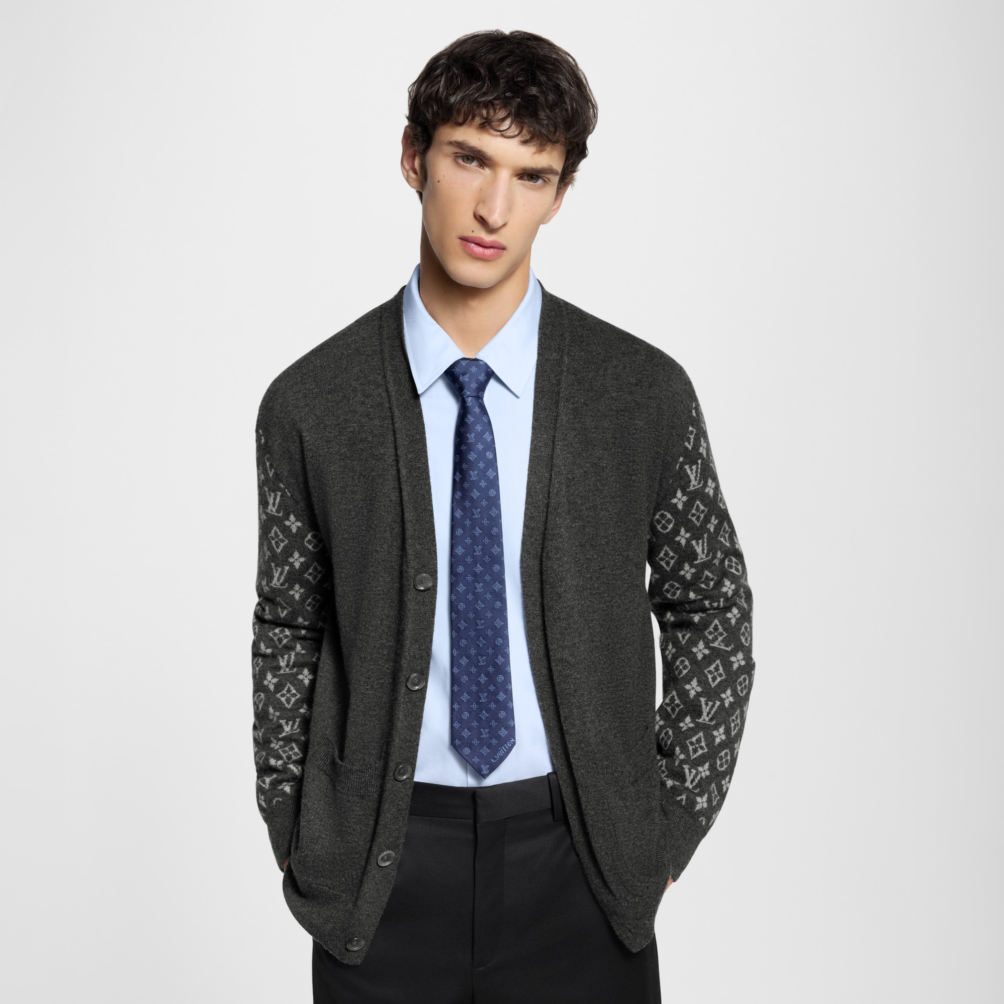 Monogram Blast 領帶 . in 男士