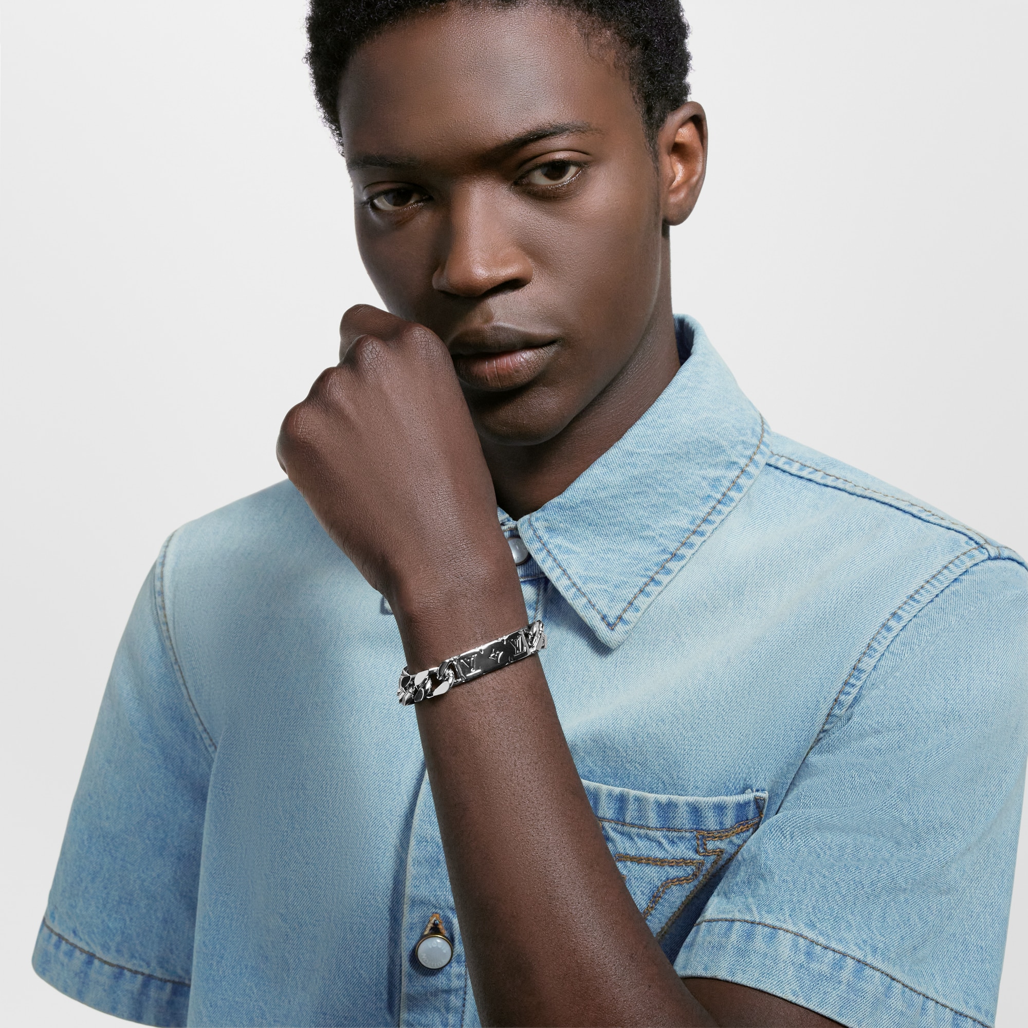 Monogram 手鍊 . in 男士