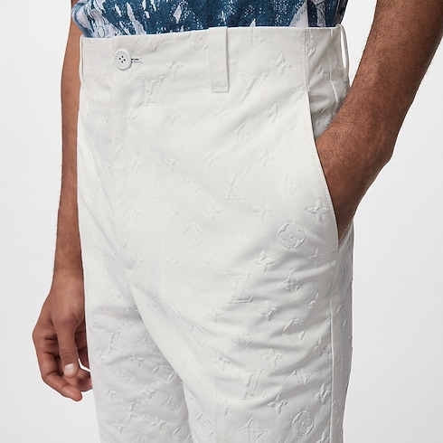 Monogram 棉質長褲 in 男士's 時裝系列 褲子 collections by Louis Vuitton (產品縮放)