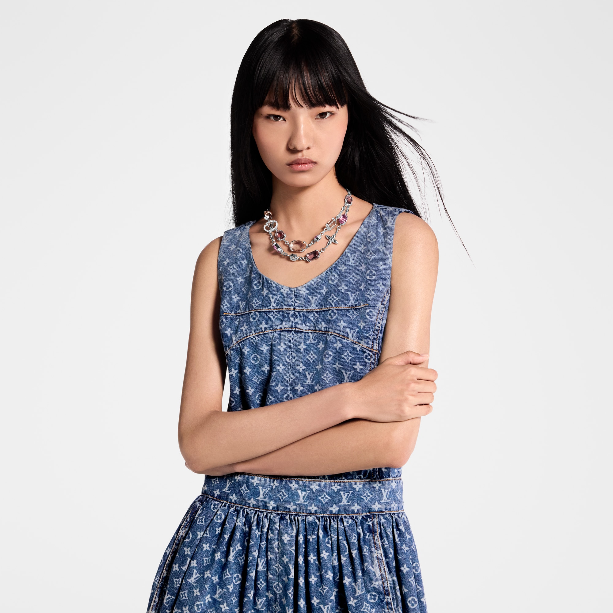Monogram 牛仔連身裙  in 女士