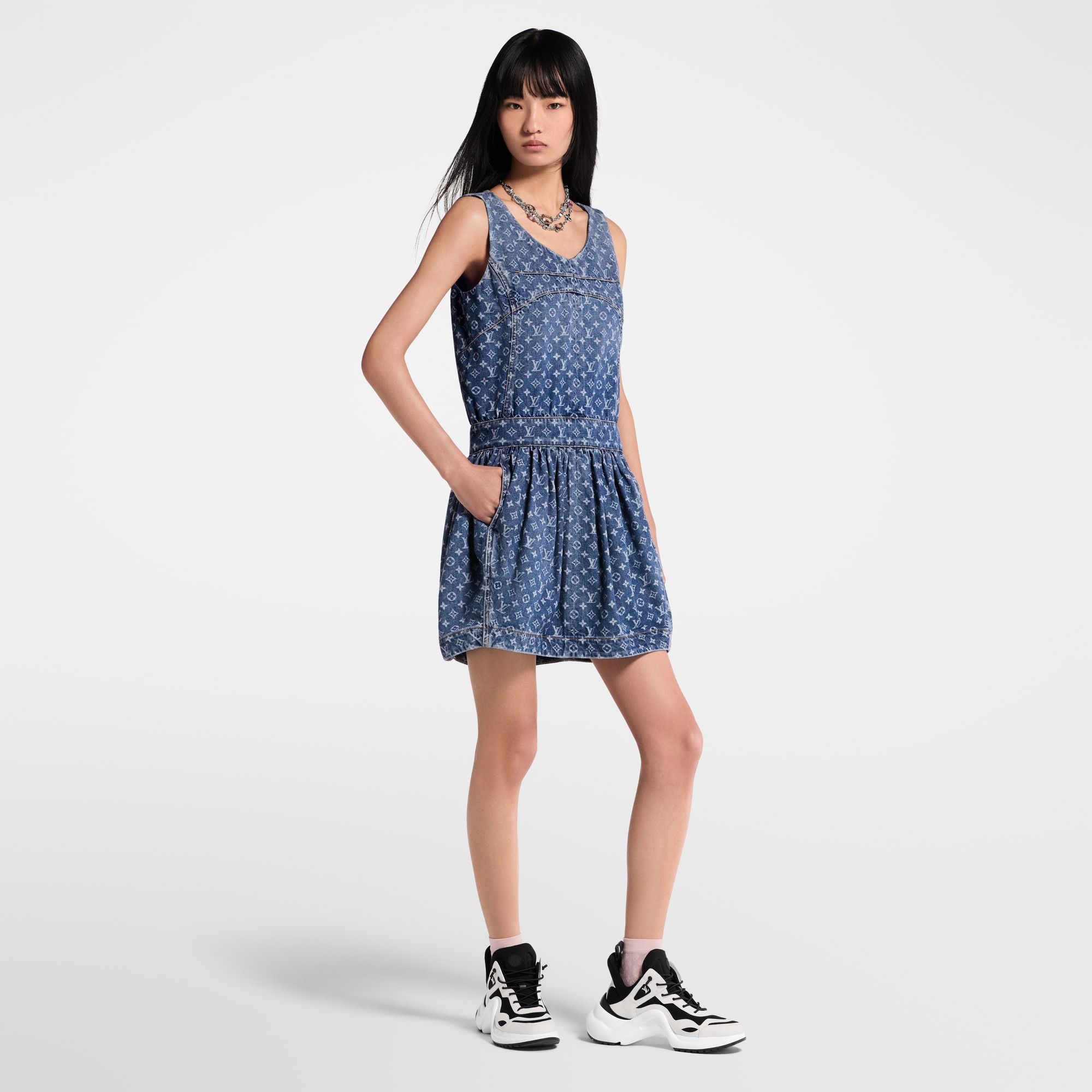 Monogram 牛仔連身裙  in 女士