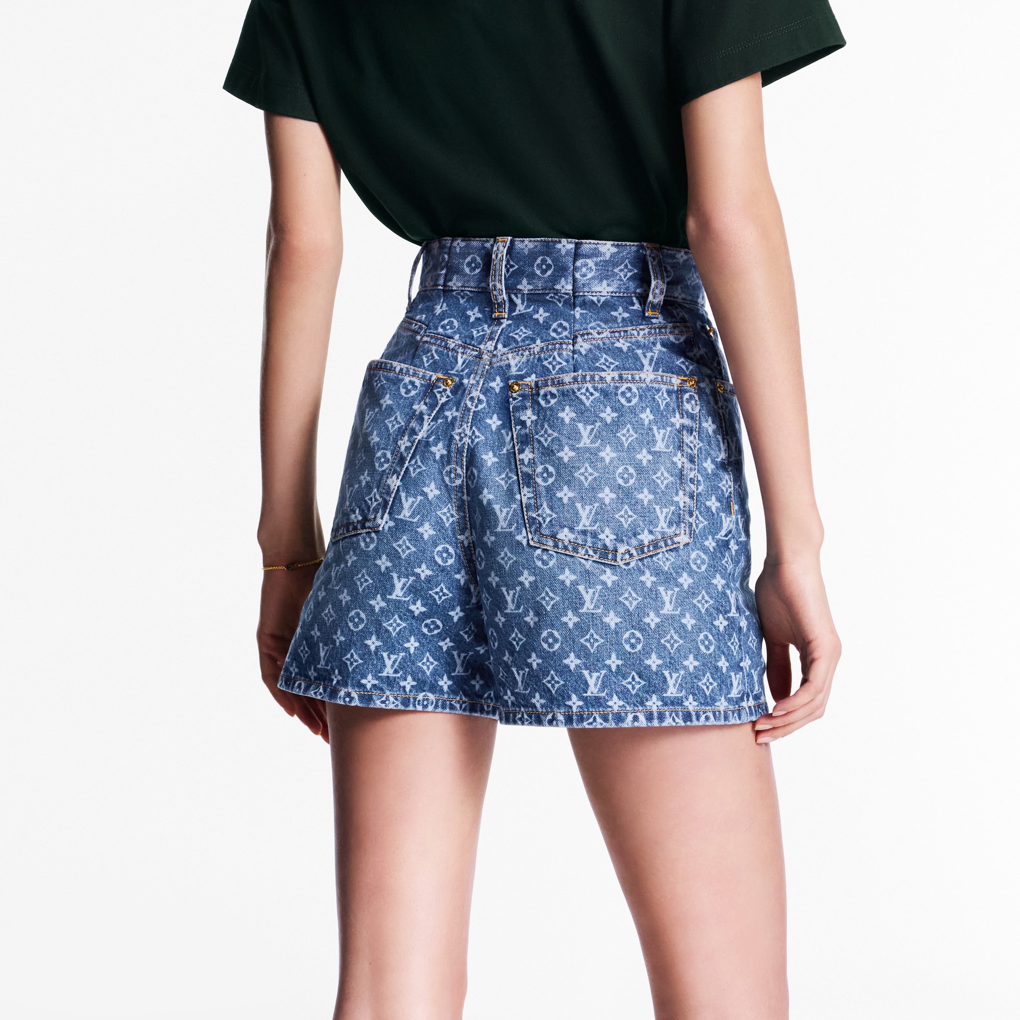 Monogram 牛仔短褲  in 女士