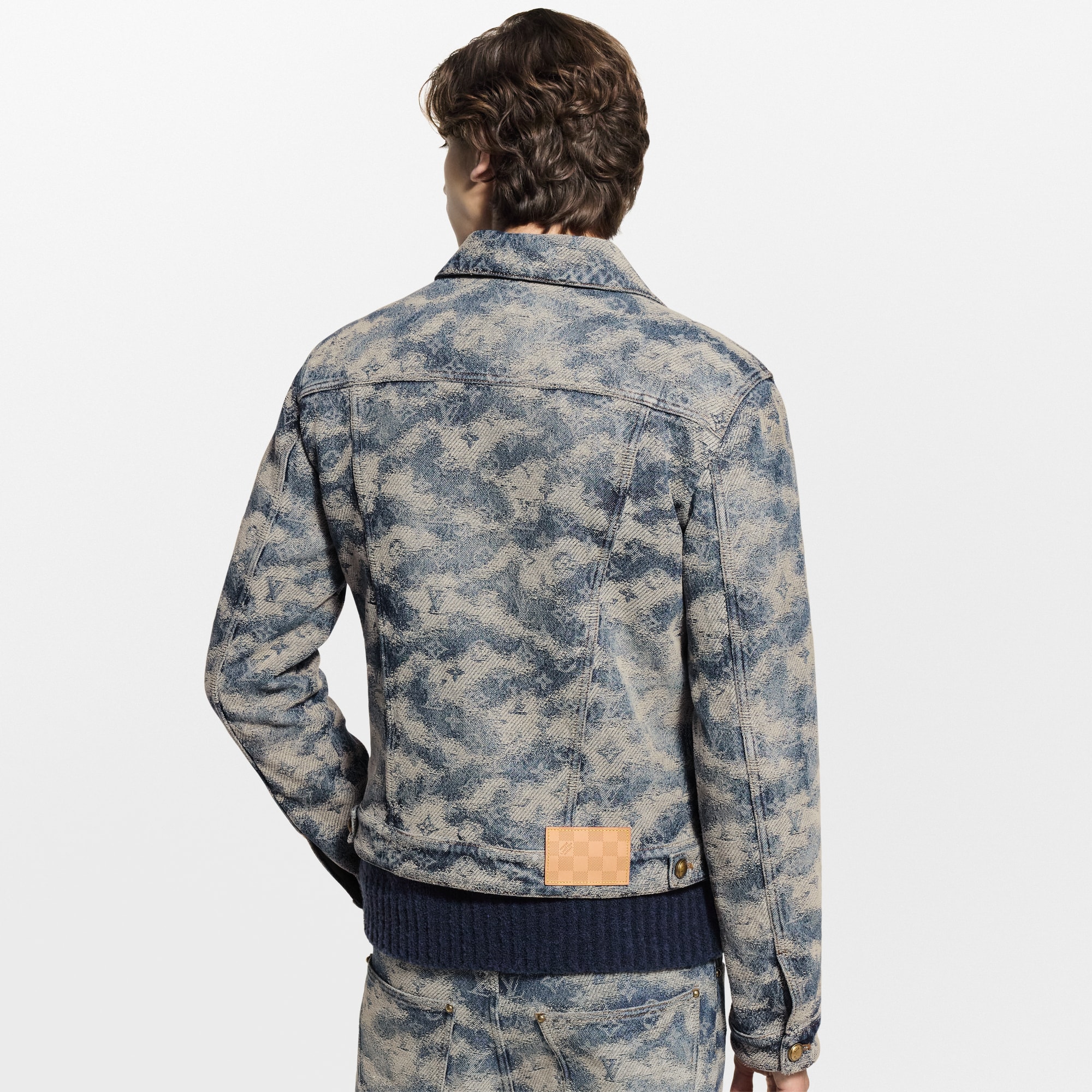 Monogram 牛仔外套  in 男士