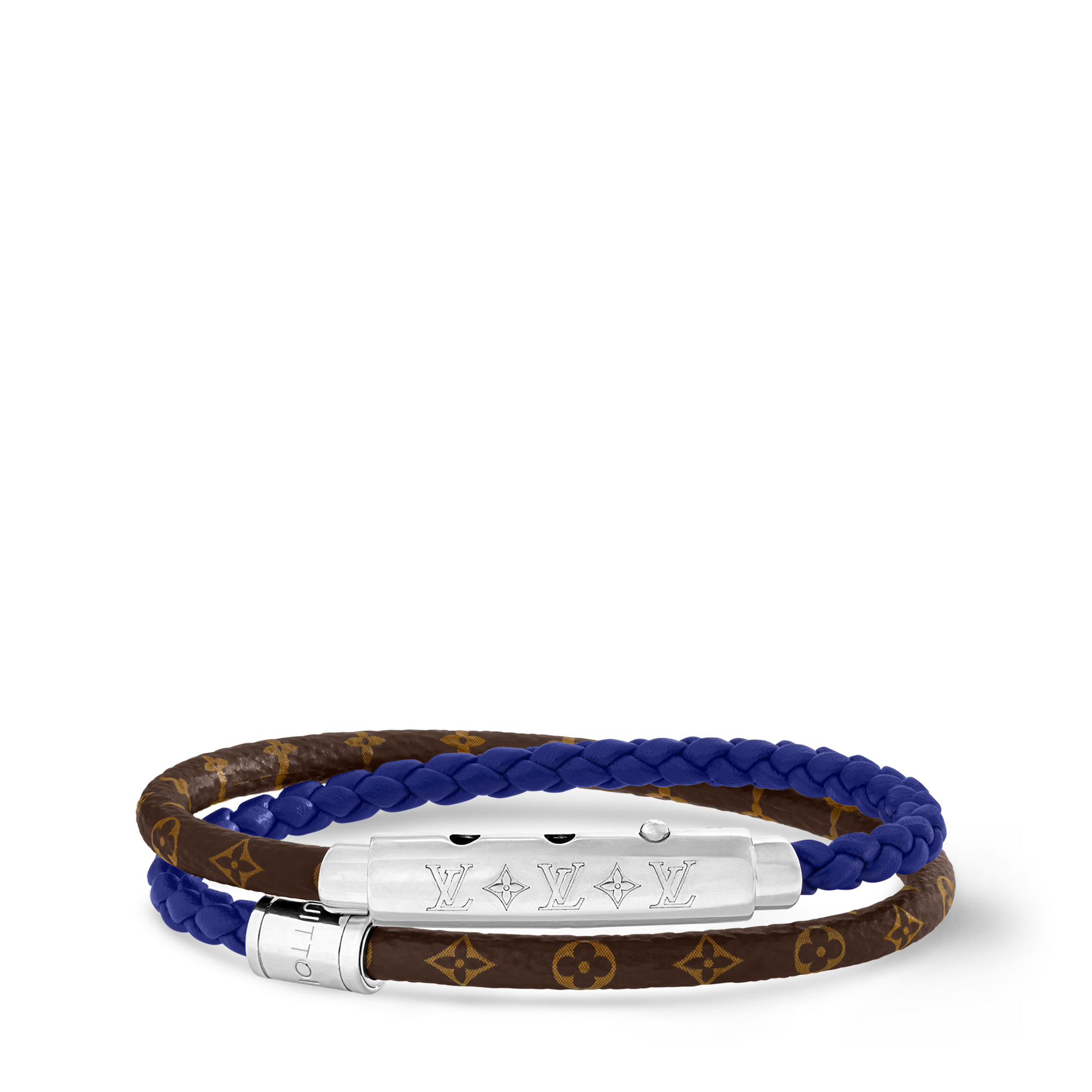 Monogram Double Spin 手環 Monogram 帆布 in 男士