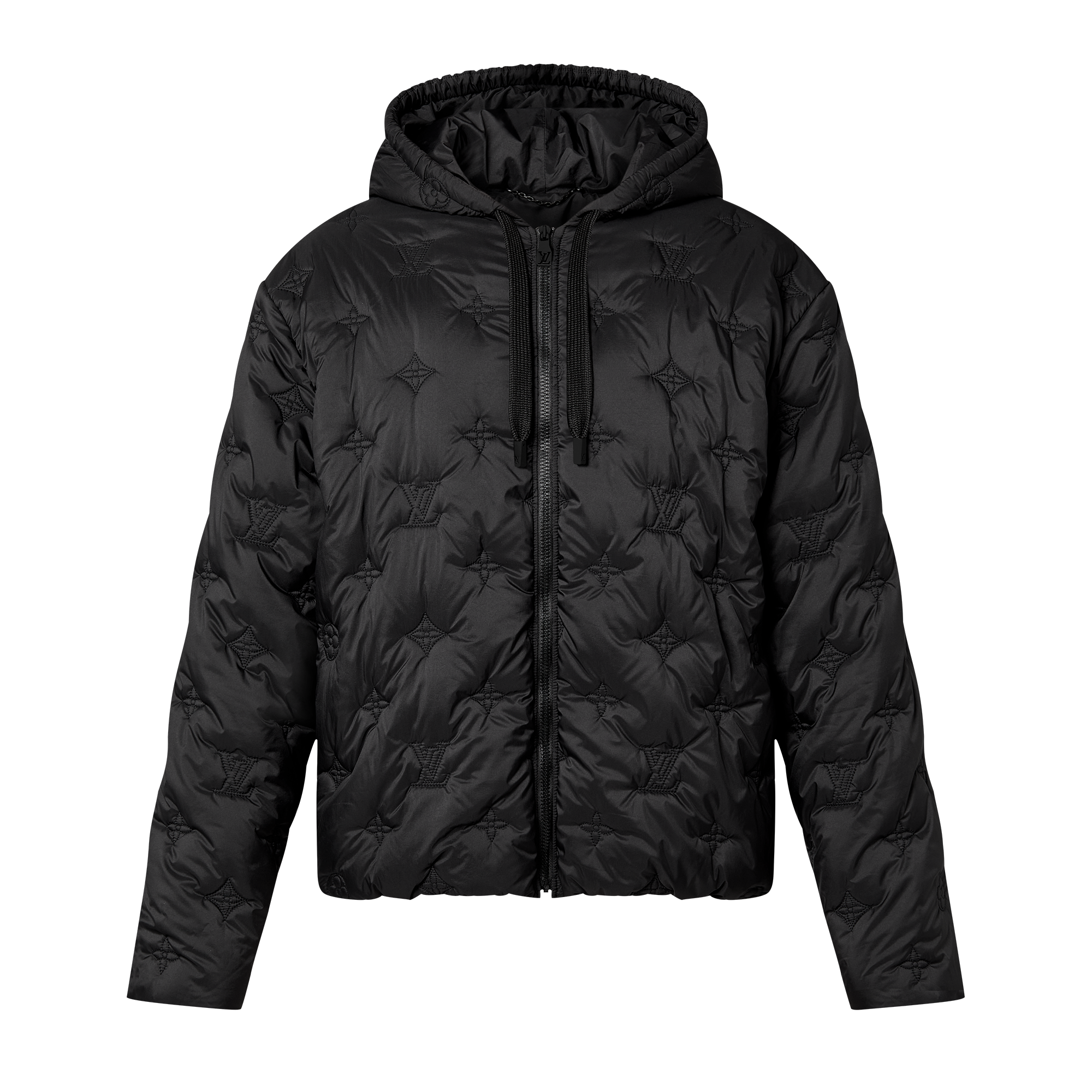 Monogram 鋪棉連帽外套  in 男士