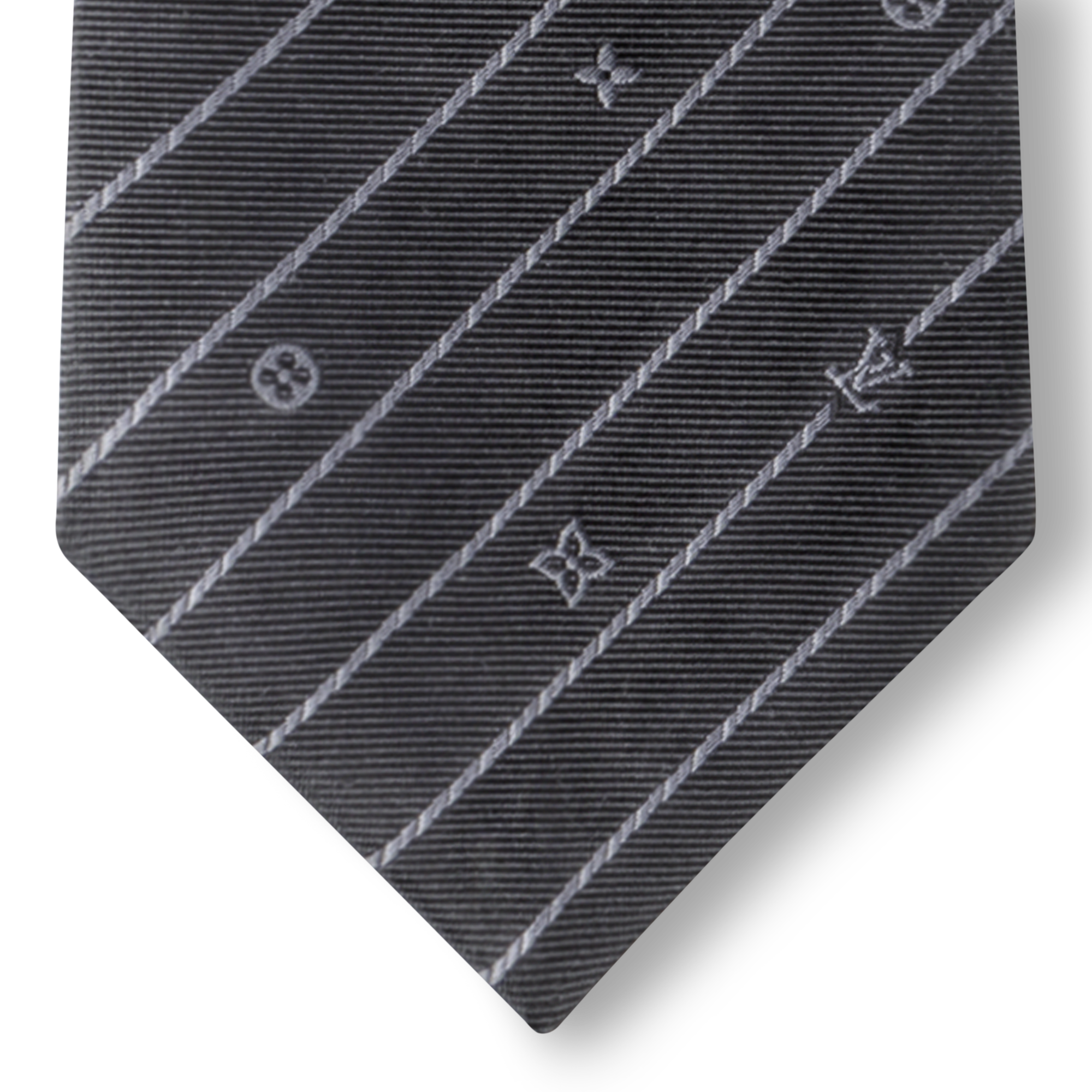 Monogram Pinstripes 領帶 . in 男士
