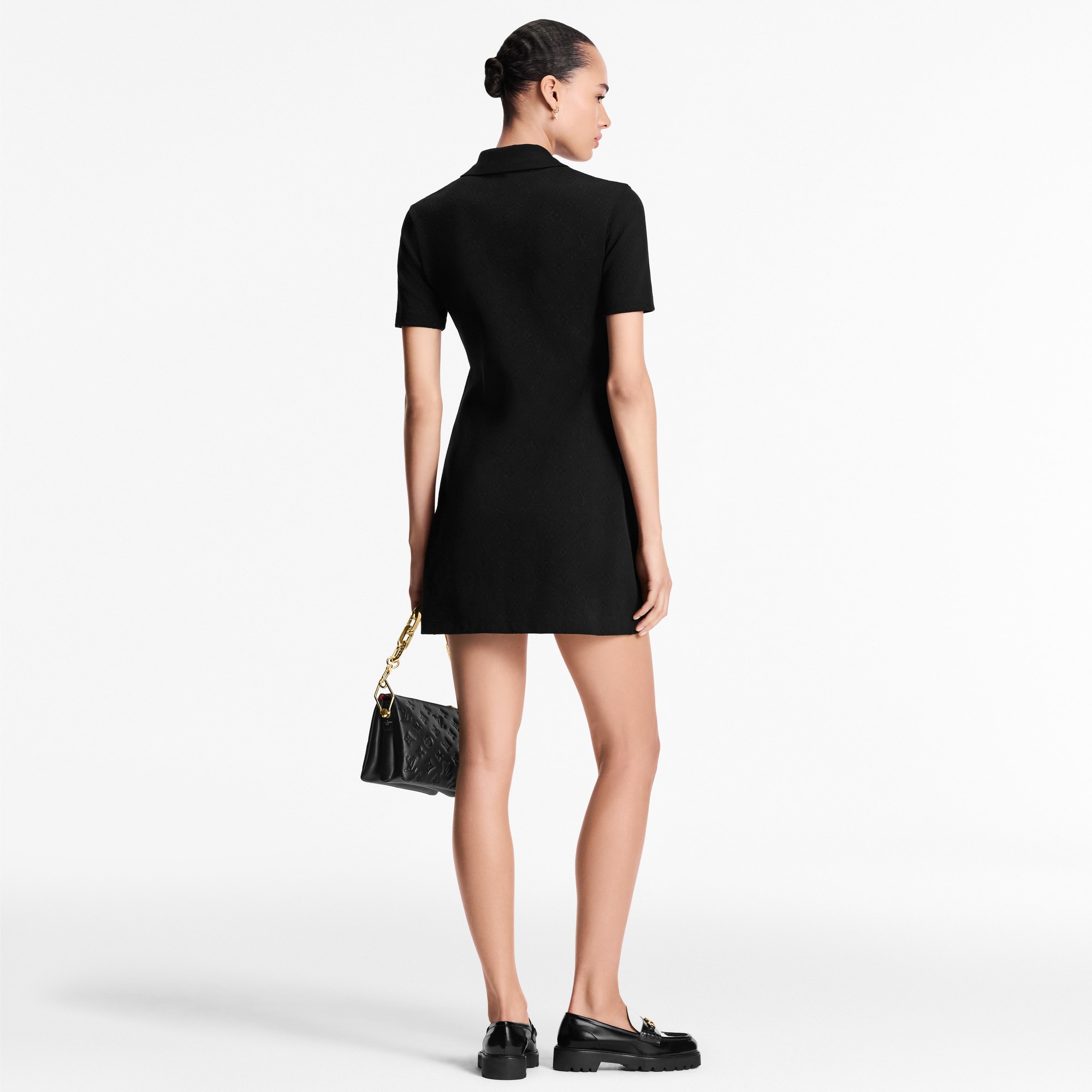Monogram 珠地布 Polo 連身裙  in 女士