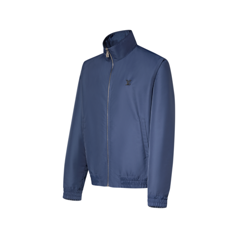 Monogram 圖案雙面尼龍運動外套 side view