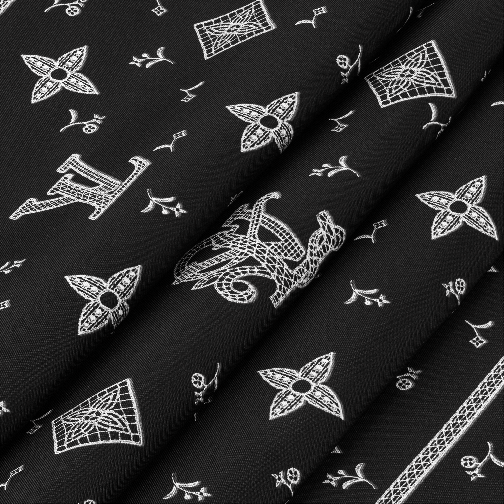 Monogram Romance 70方巾 . in 女士