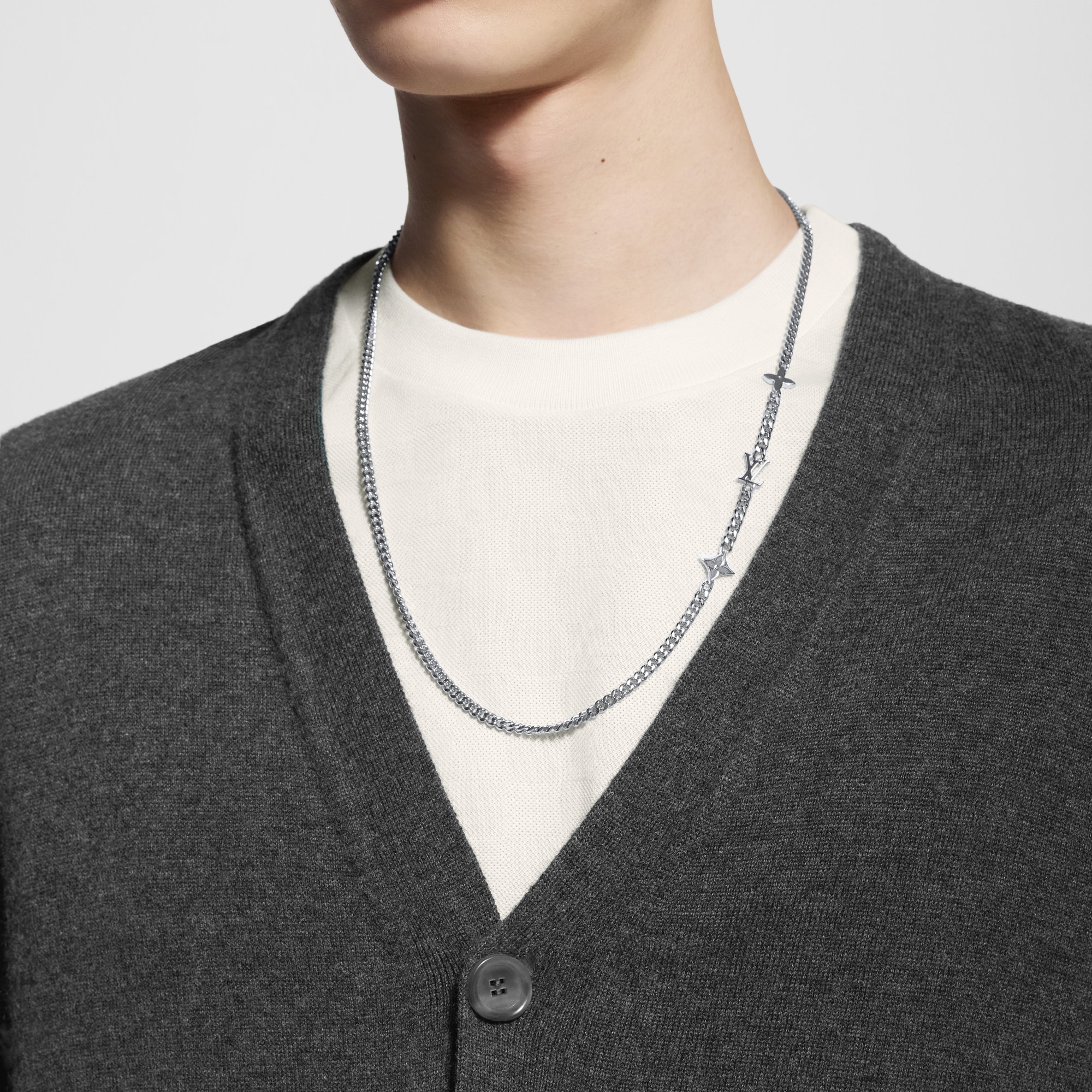 Monogram Row 項鍊 . in 男士