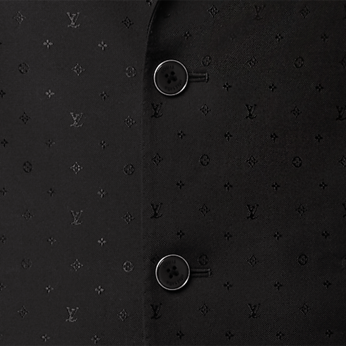 Monogram 緞布單排扣 Pont Neuf 外套 in 男士's 全新系列 } collections by Louis Vuitton (產品縮放)