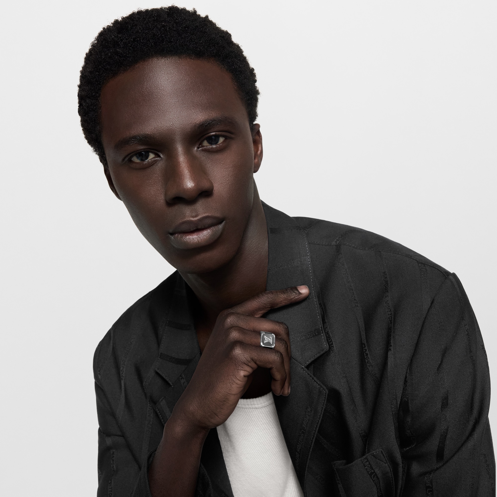 Monogram 圖章戒指 . in 男士