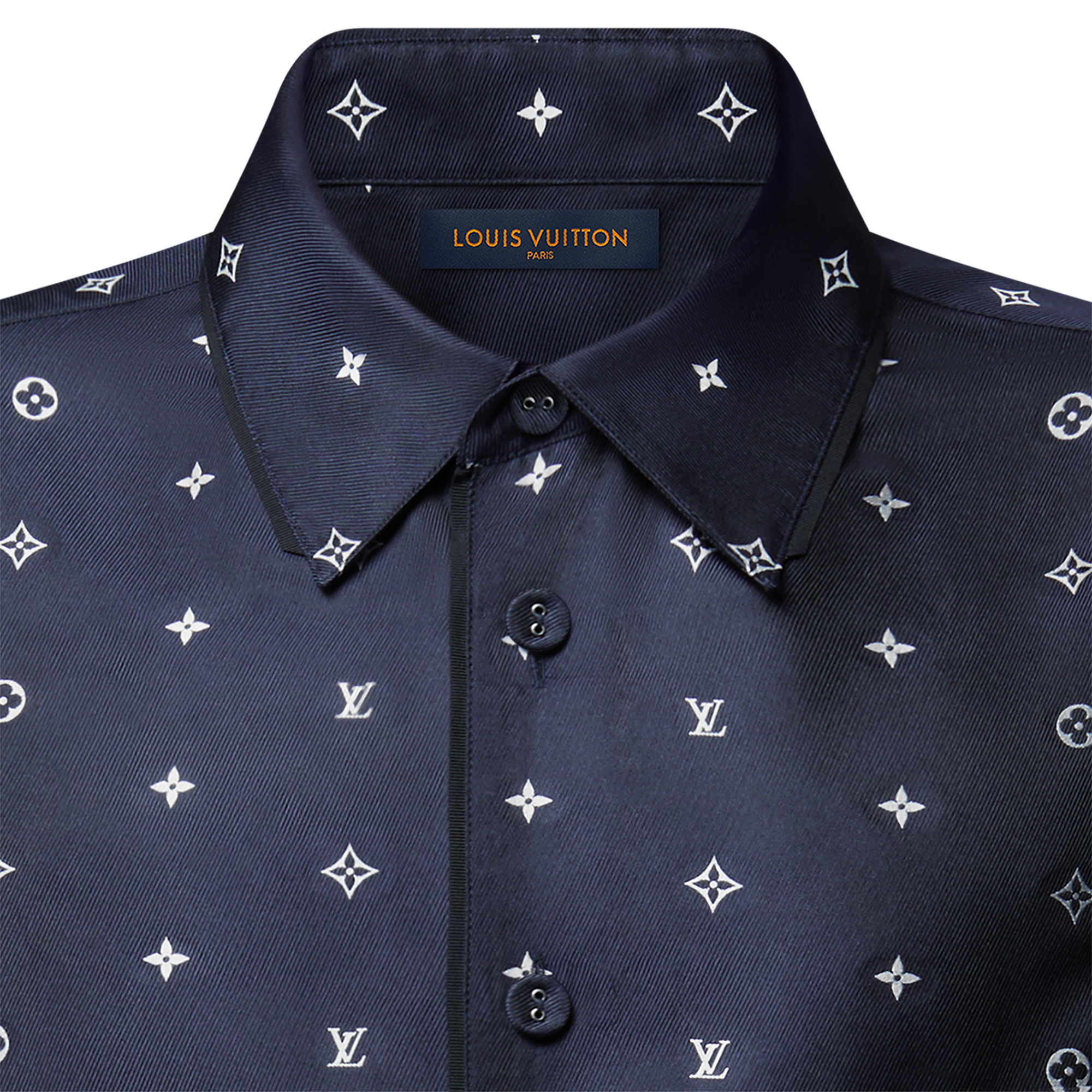 Monogram 絲質睡衣式襯衫  in 男士