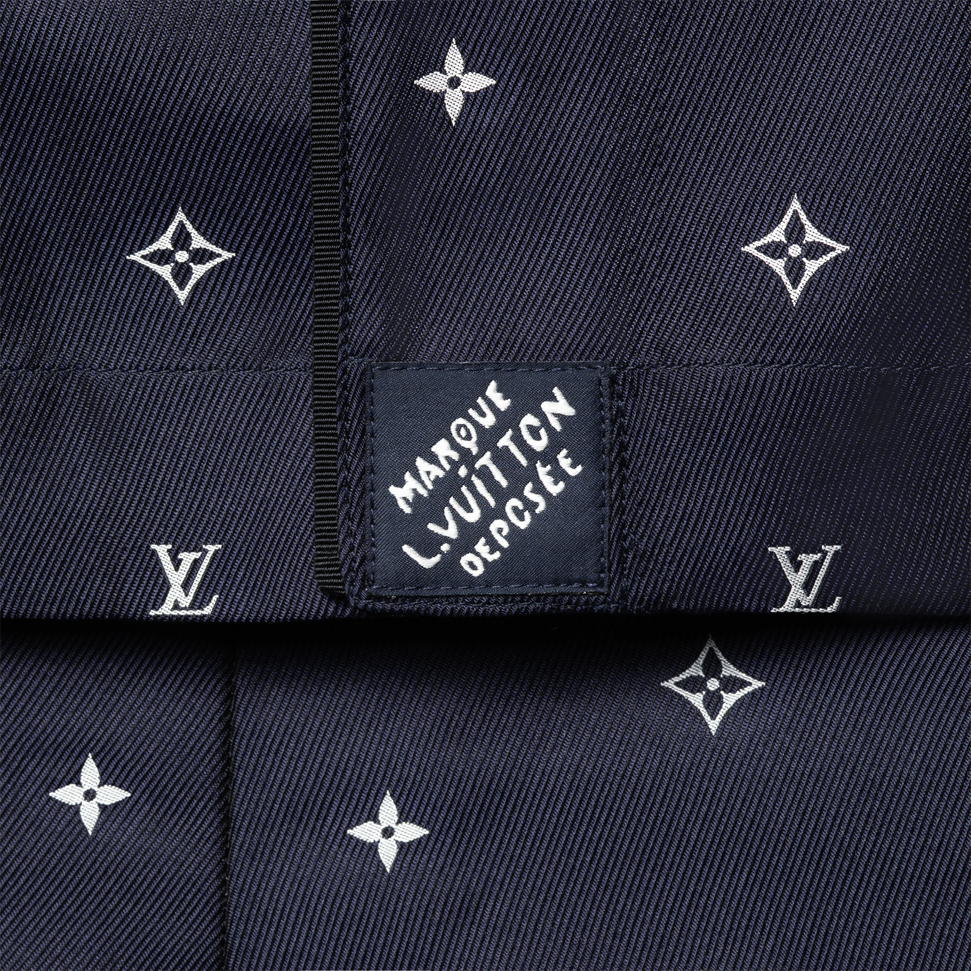 Monogram 絲質睡衣式襯衫  in 男士