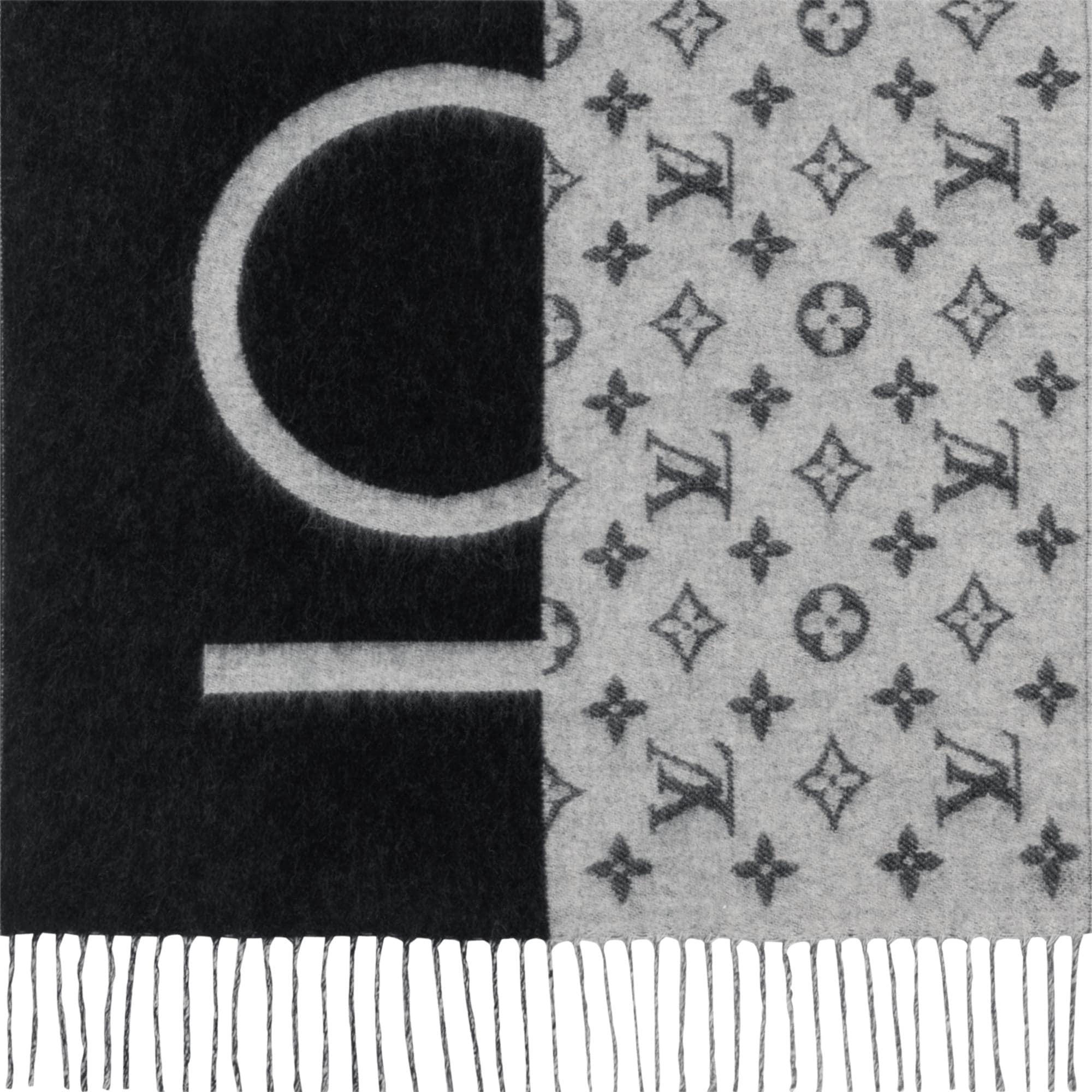 Monogram Split 圍巾 . in 男士