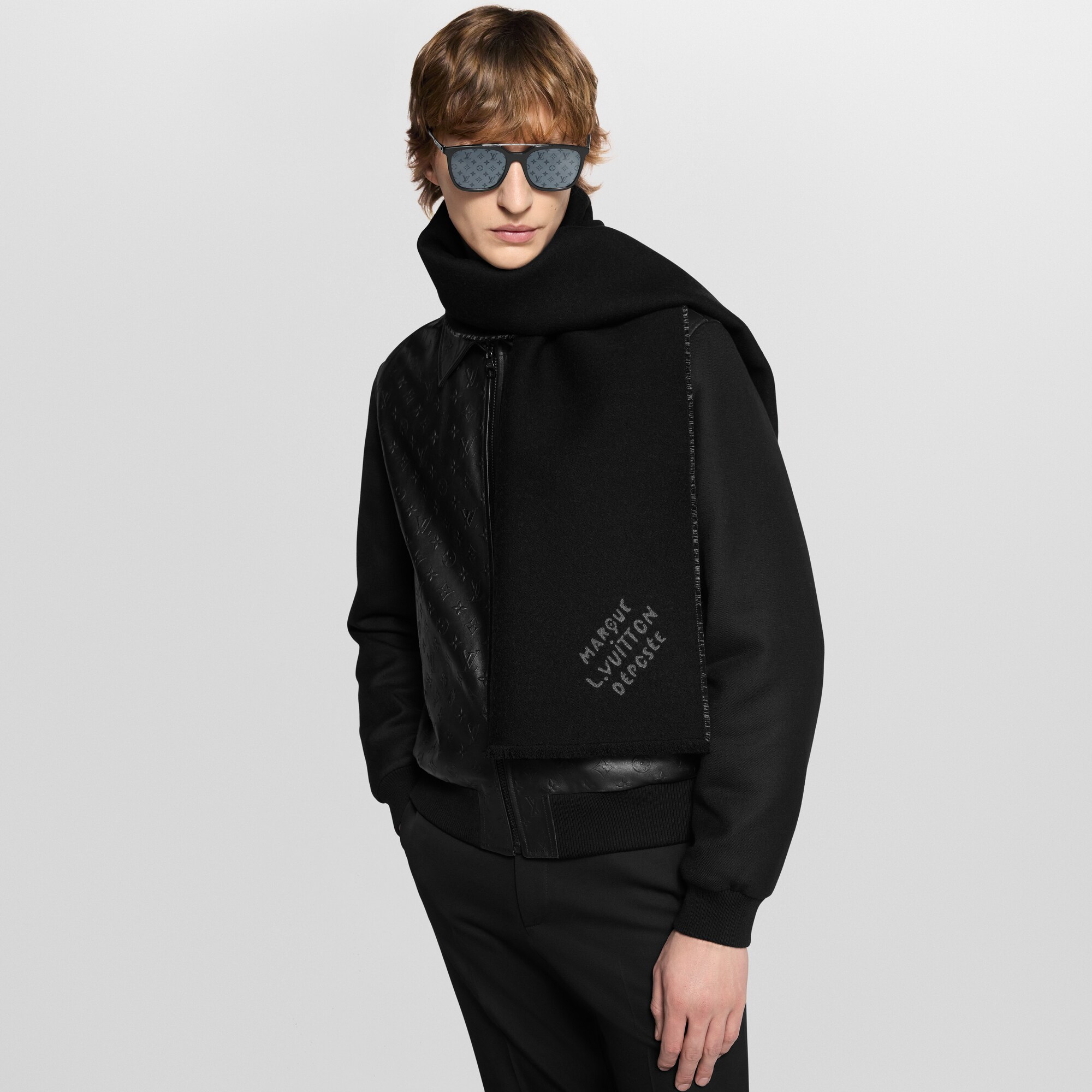 Monogram Stripes 圍巾 . in 男士