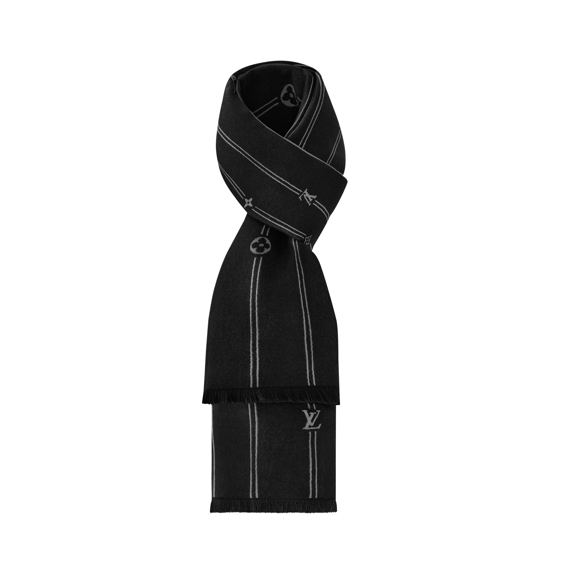 Monogram Stripes 圍巾 . in 男士