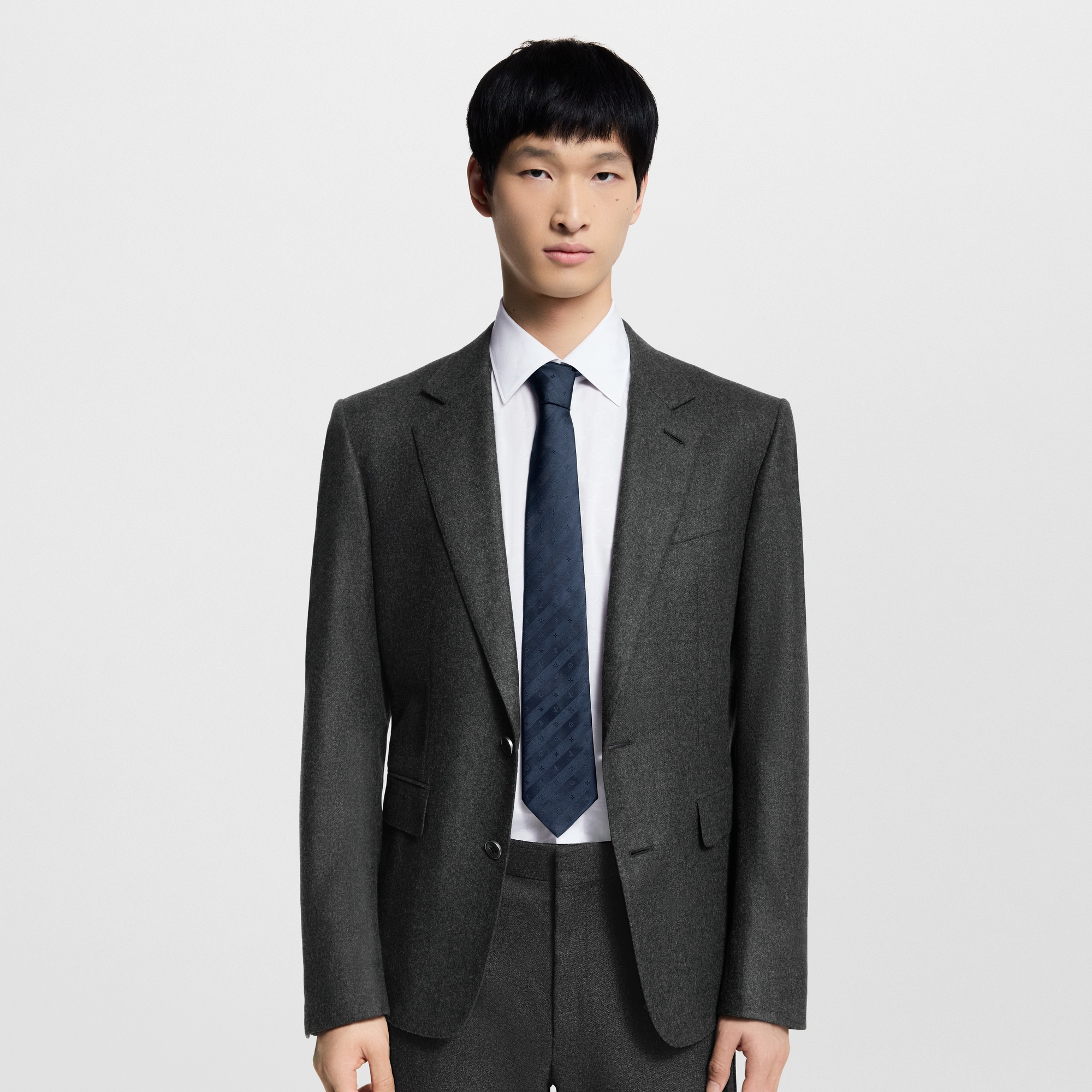 Monogram Stripy 領帶 . in 男士