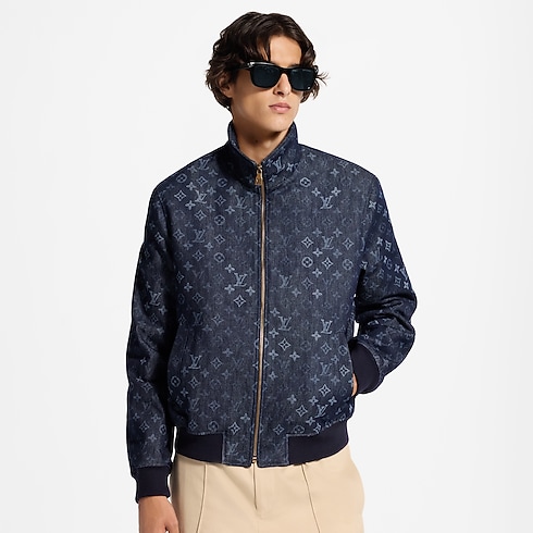 Monogram Surplus 牛仔布運動外套 cropped view
