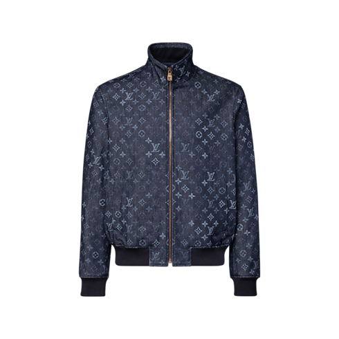 Monogram Surplus 牛仔布運動外套 front view