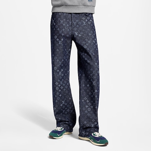 Monogram Surplus 滑板牛仔褲 cropped view