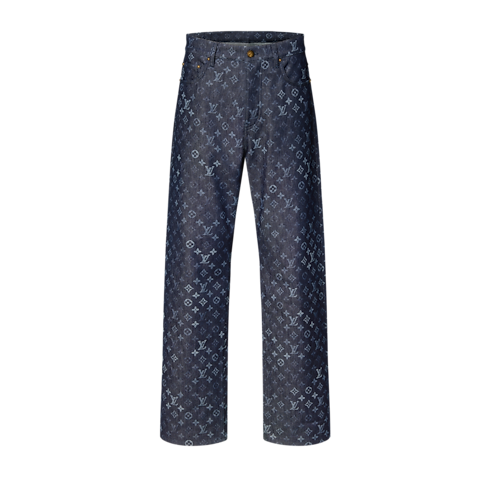 Monogram Surplus 滑板牛仔褲 front view
