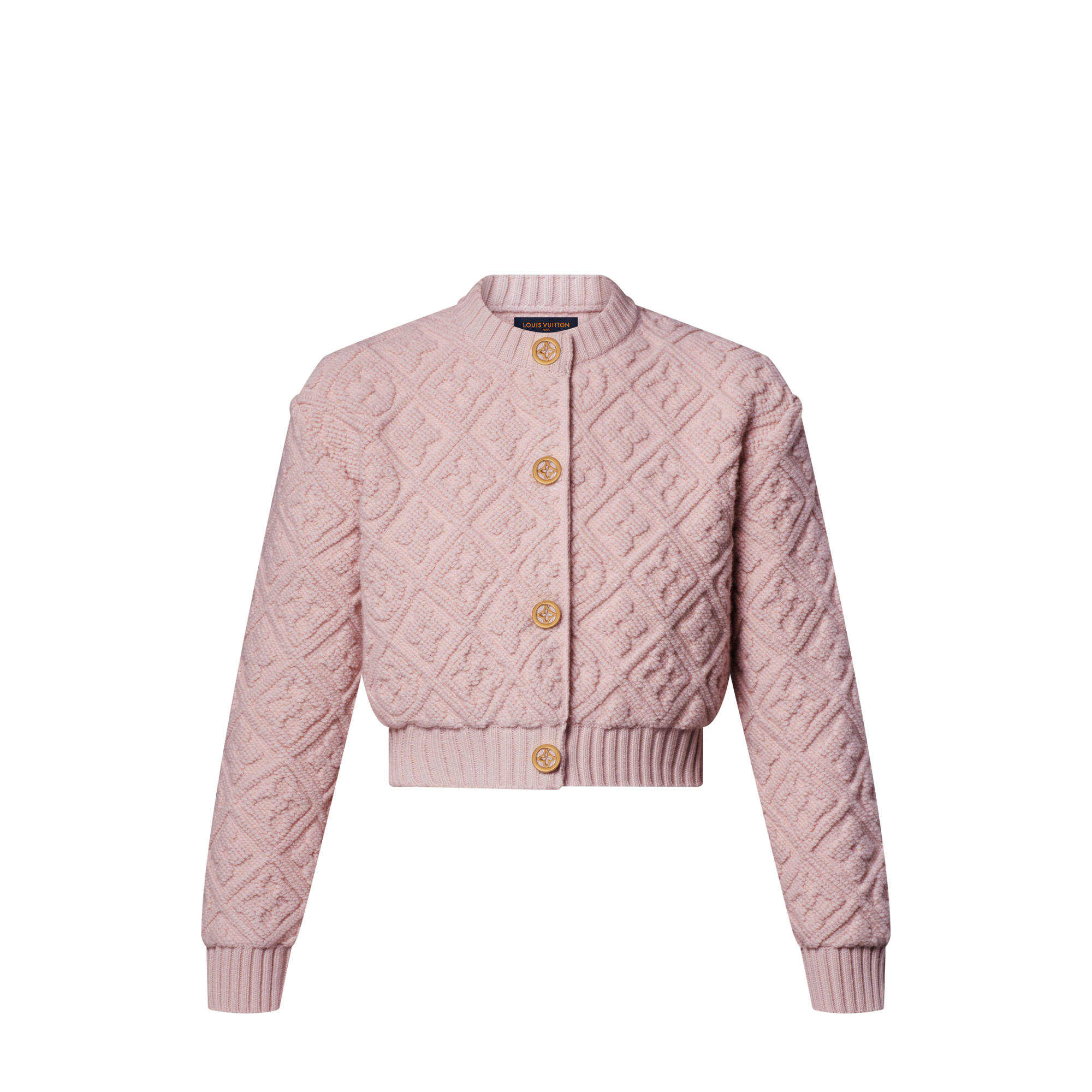 Monogram 毛巾面料開襟外套  in 女士
