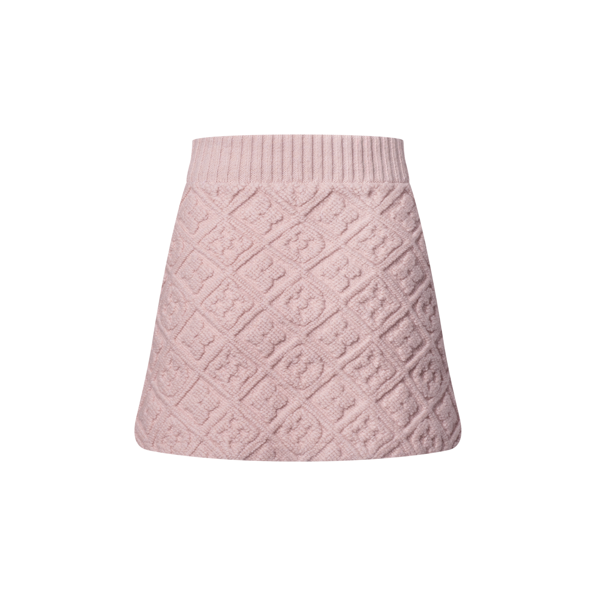 Monogram 圖案毛巾面料迷你半截裙  in 女士
