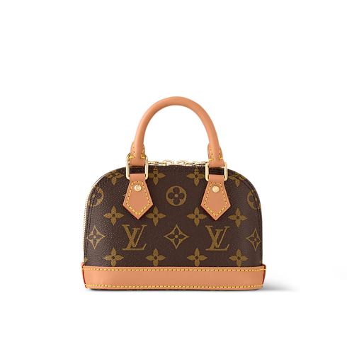 Nano Alma Monogram 帆布 in 女士's 錢包及小型皮件 鏈條包及迷你包款 collections by Louis Vuitton (產品縮放)