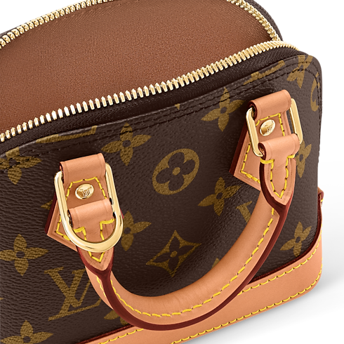 Nano Alma Monogram 帆布 in 女士's 錢包及小型皮件 鏈條包及迷你包款 collections by Louis Vuitton (產品縮放)