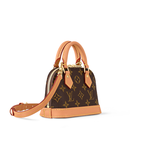 Nano Alma Monogram 帆布 in 女士's 錢包及小型皮件 鏈條包及迷你包款 collections by Louis Vuitton (產品縮放)