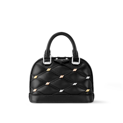 Nano Alma Malletage 皮革 in 女士's 錢包及小型皮件 鏈條包及迷你包款 collections by Louis Vuitton (產品縮放)